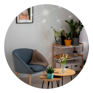 Espelho orgânico Laguna 90x40cm